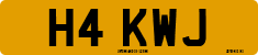 License plate of the United Kingdom, 1983 year system