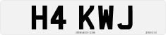 License plate of the United Kingdom, 1983 year system