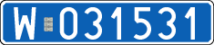 License plates of Poland, Diplomatic