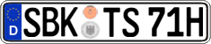 German license plate, Plates for oldtimers (type 