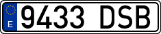 License plates of Spain, Ordinary (2000)