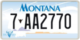 Montana, 1-AB1234 / 10-AB123