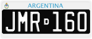 License plate of Argentina, Cars (1995, ABC 123)