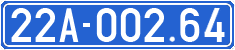 License plate of Vietnam, Government and public administrations