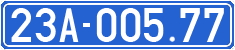License plate of Vietnam, Government and public administrations