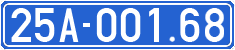 License plate of Vietnam, Government and public administrations