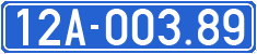 License plate of Vietnam, Government and public administrations