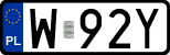 License plates of Poland, Regular car plates