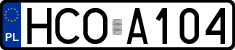 License plates of Poland, Authorities