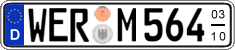 German license plate, Seasonal plates