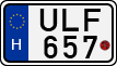 license plates of Hungary, Motorcycles (1990)