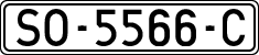 License plates of Spain, 1971 year series