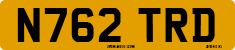 License plate of the United Kingdom, 1983 year system