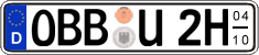 German license plate, Seasonal plates (Oldtimers)