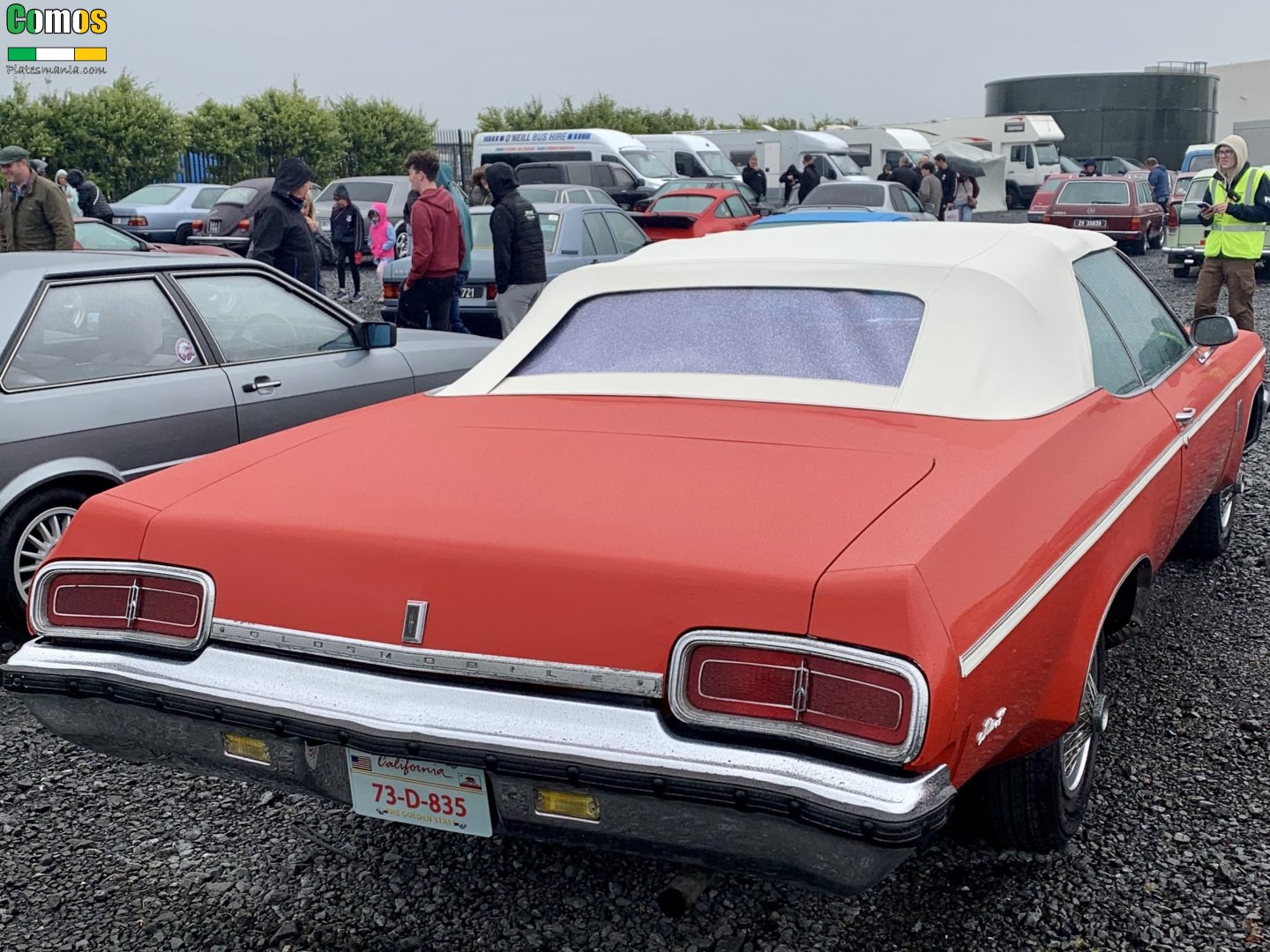 73-D-835, Oldsmobile 88 7th gen 1973 2-door Convertible (67; B-body), 2nd facelift, 1972–1973