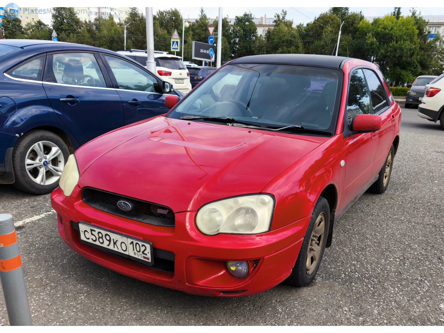 с 589 ко 102, Subaru Impreza WRX STi 2nd gen Wagon (GG), 1st facelift, 2003–2005