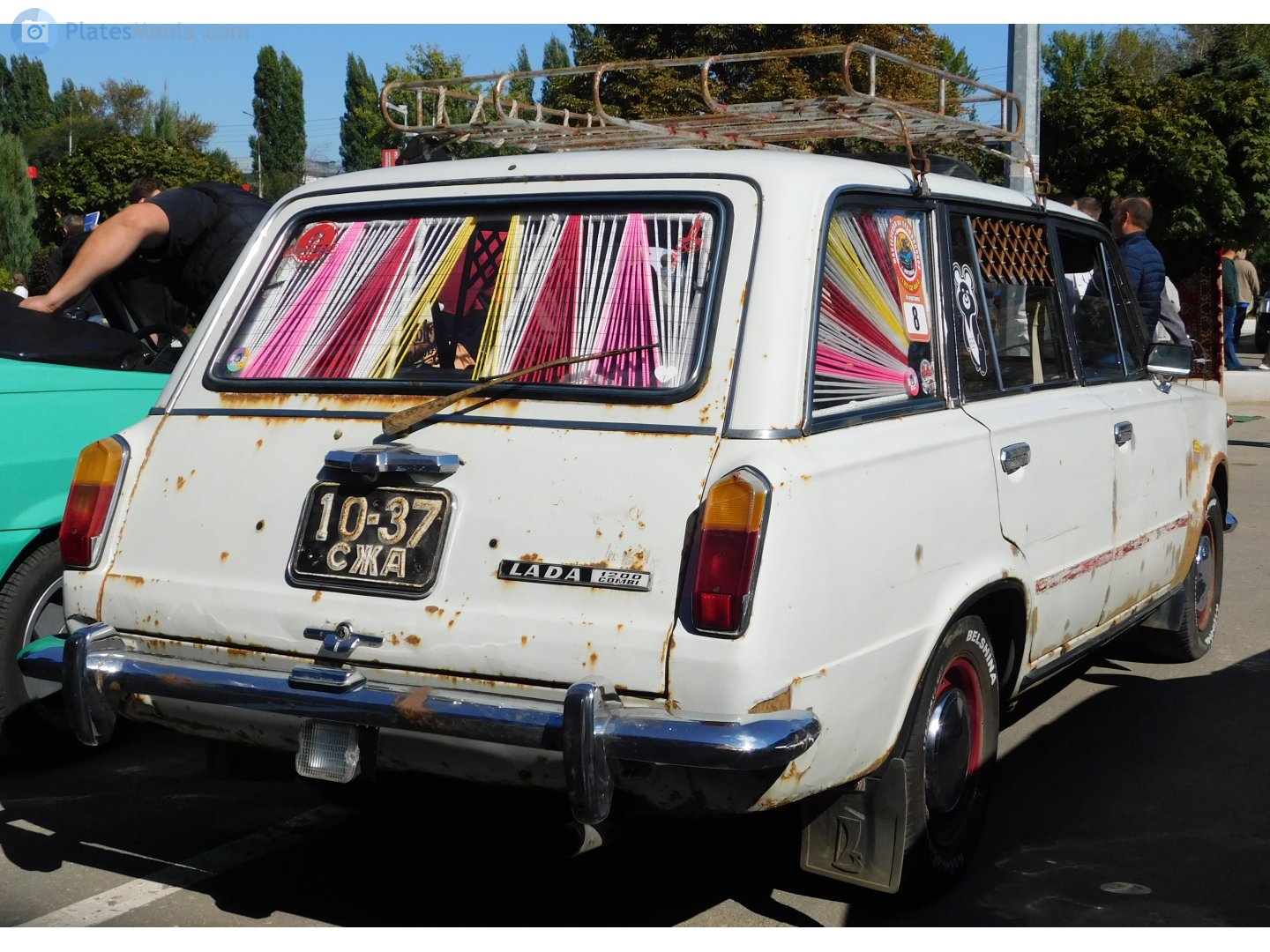 1037 СЖА, License plate without vehicle 