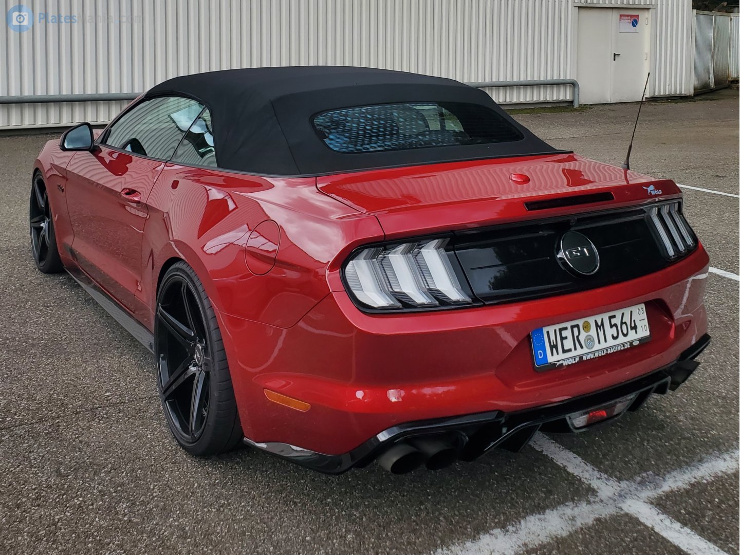 WER M 564 (03/10), Ford Mustang 6th gen 2-door Convertible (S550), facelift, 2017–2023
