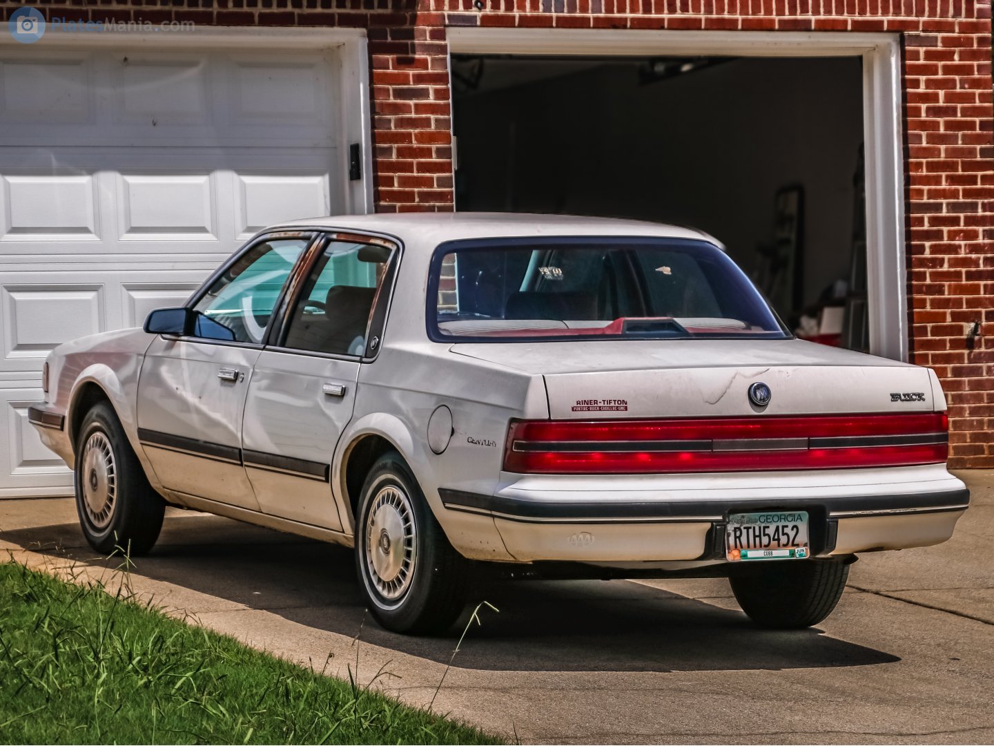 RTH5452, Buick Century 5th gen Sedan (19; A-body), facelift, 1988–1996