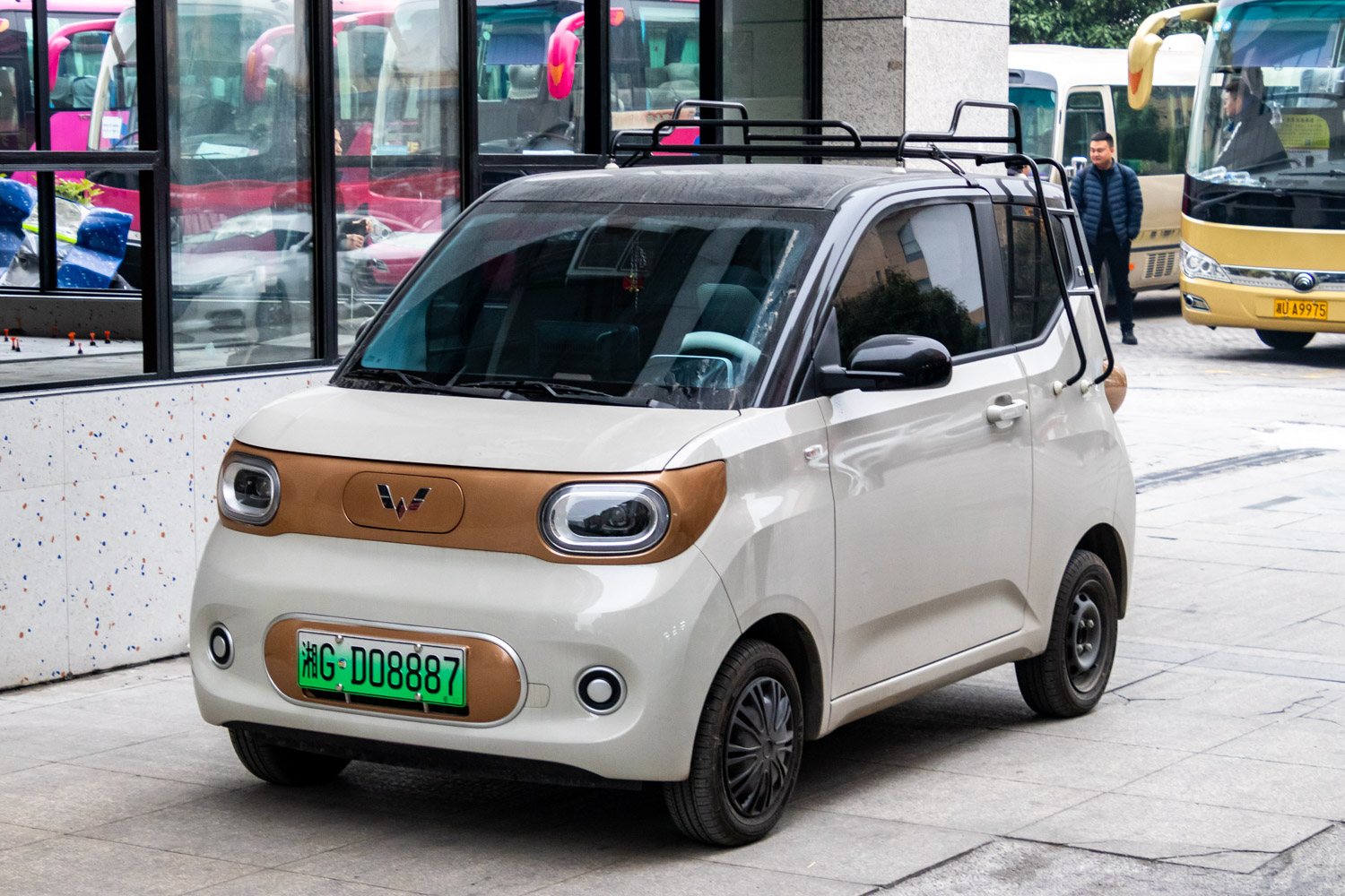 湘G·D08887, Wuling Hongguang MINI EV 1st gen, facelift, 2023–