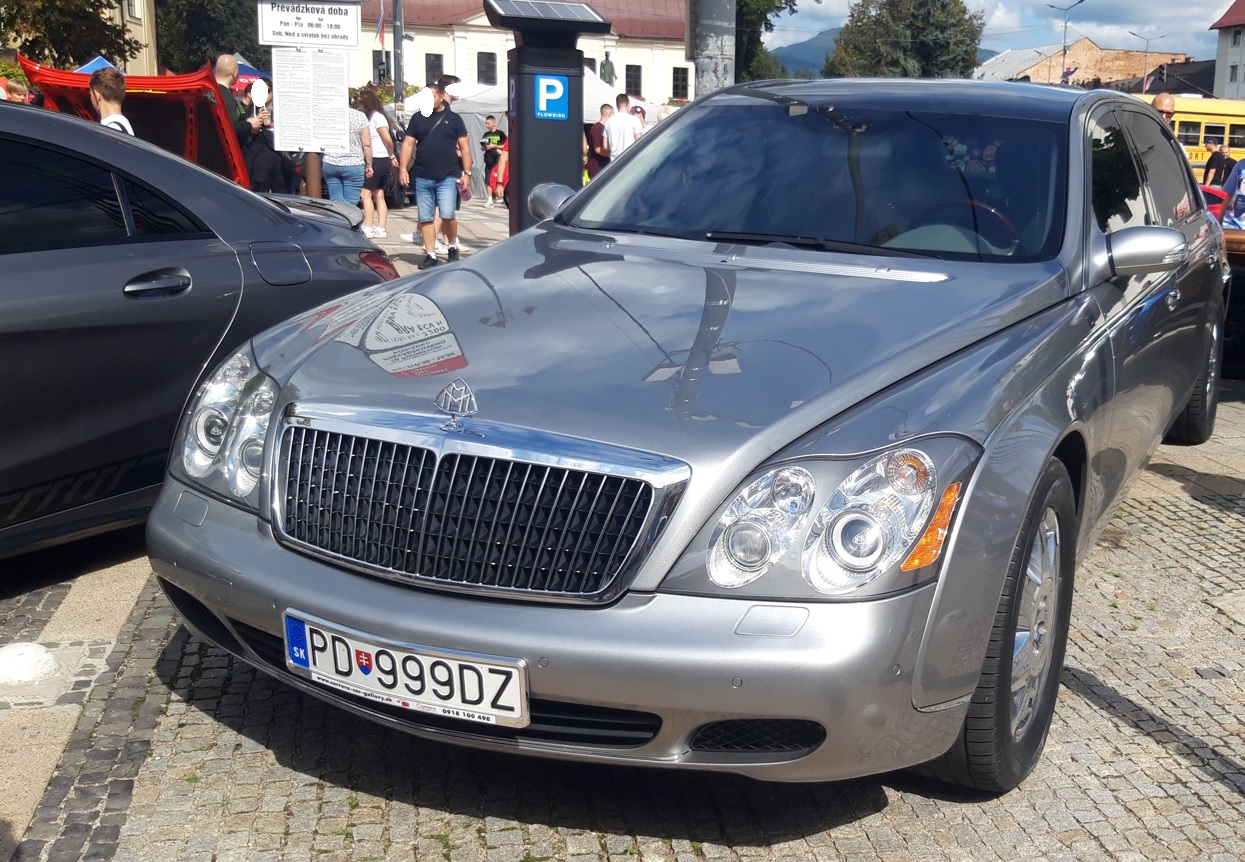 PD-999DZ, Maybach 62 1st gen (V240), 2002–2012
