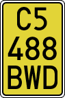 License plates of Spain, Specialty plates
