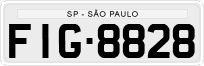 License plate of Brazil, Private owners (1990)