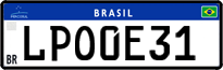 License plate of Brazil, Private owners (Mercosul)