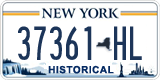 New York, Specialty plates (12345-AB)