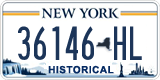 New York, Specialty plates (12345-AB)