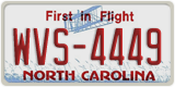 North Carolina, ABC-1234