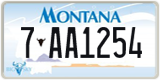 Montana, 1-AB1234 / 10-AB123