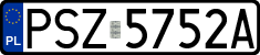 License plates of Poland, Regular car plates