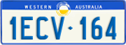 Western Australia, Regular plates