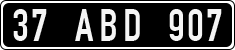 License plate of Turkey, Government and public administrations