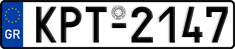 License plate of Greece, Cars