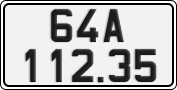 License plate of Vietnam, Cars