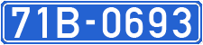 License plate of Vietnam, Government and public administrations