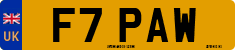 License plate of the United Kingdom, 1983 year system