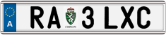 License plate of Austria, Regular plates