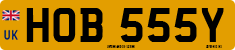 License plate of the United Kingdom, 1963 year system