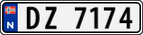 License plate of Norway, Trailers, motorcycles, special vehicles