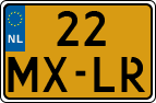 License plate of the Netherlands, Motorcycles