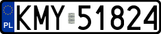 License plates of Poland, Regular car plates