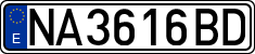 License plates of Spain, 1971 year series