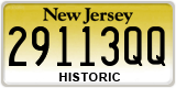 New Jersey, Historic (QQ12345 / 12345QQ)