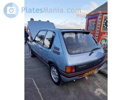 G253 UYF, Peugeot 205