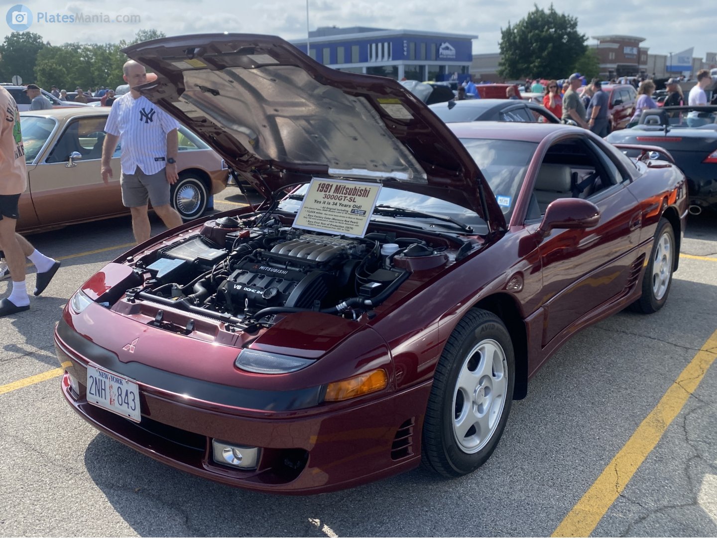 2NH 843, Mitsubishi 3000GT 1st gen Coupé (Z15A/Z16A), 1990–2000