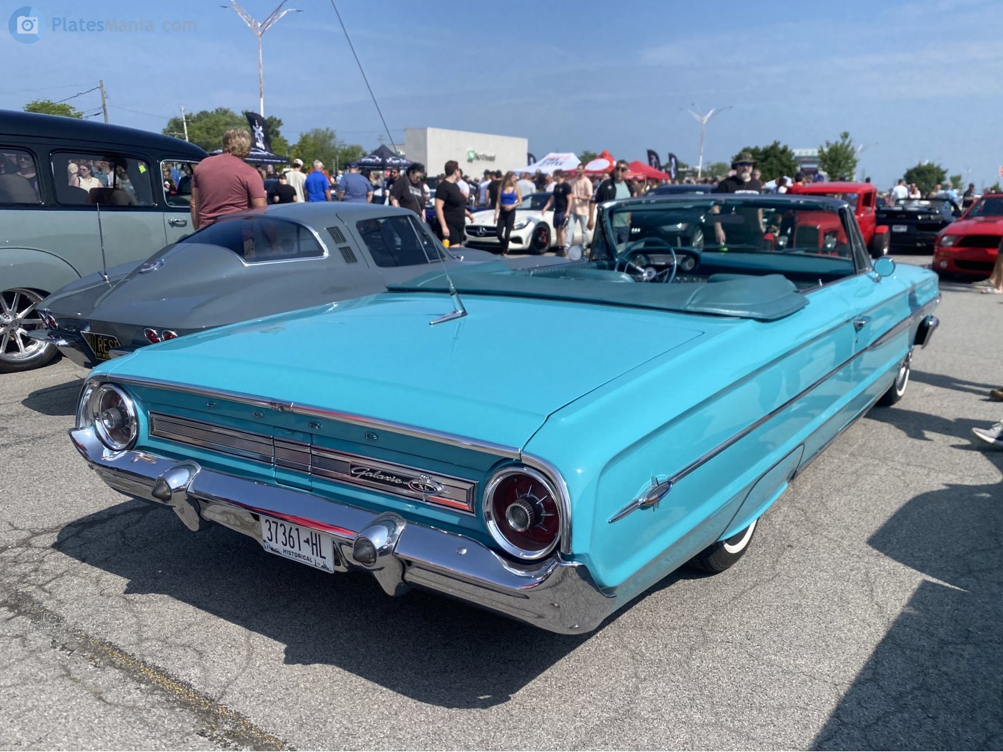 37361-HL, Ford Galaxie 2nd gen 1964 2-door Convertible (76), 4th facelift, 1963–1964