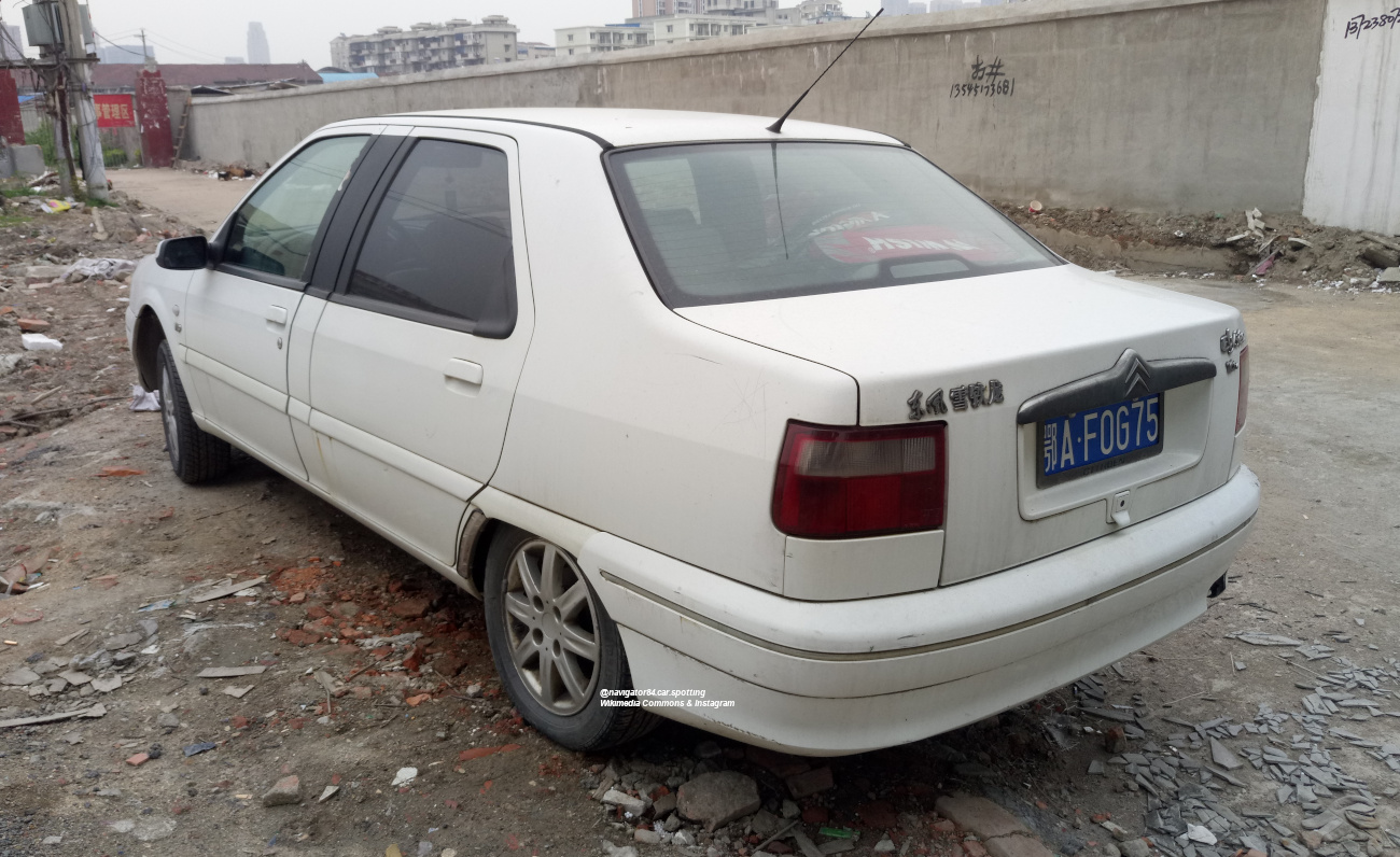 鄂A·F0G75, Citroёn Elysée 1st gen (CN-market), 2002–2008